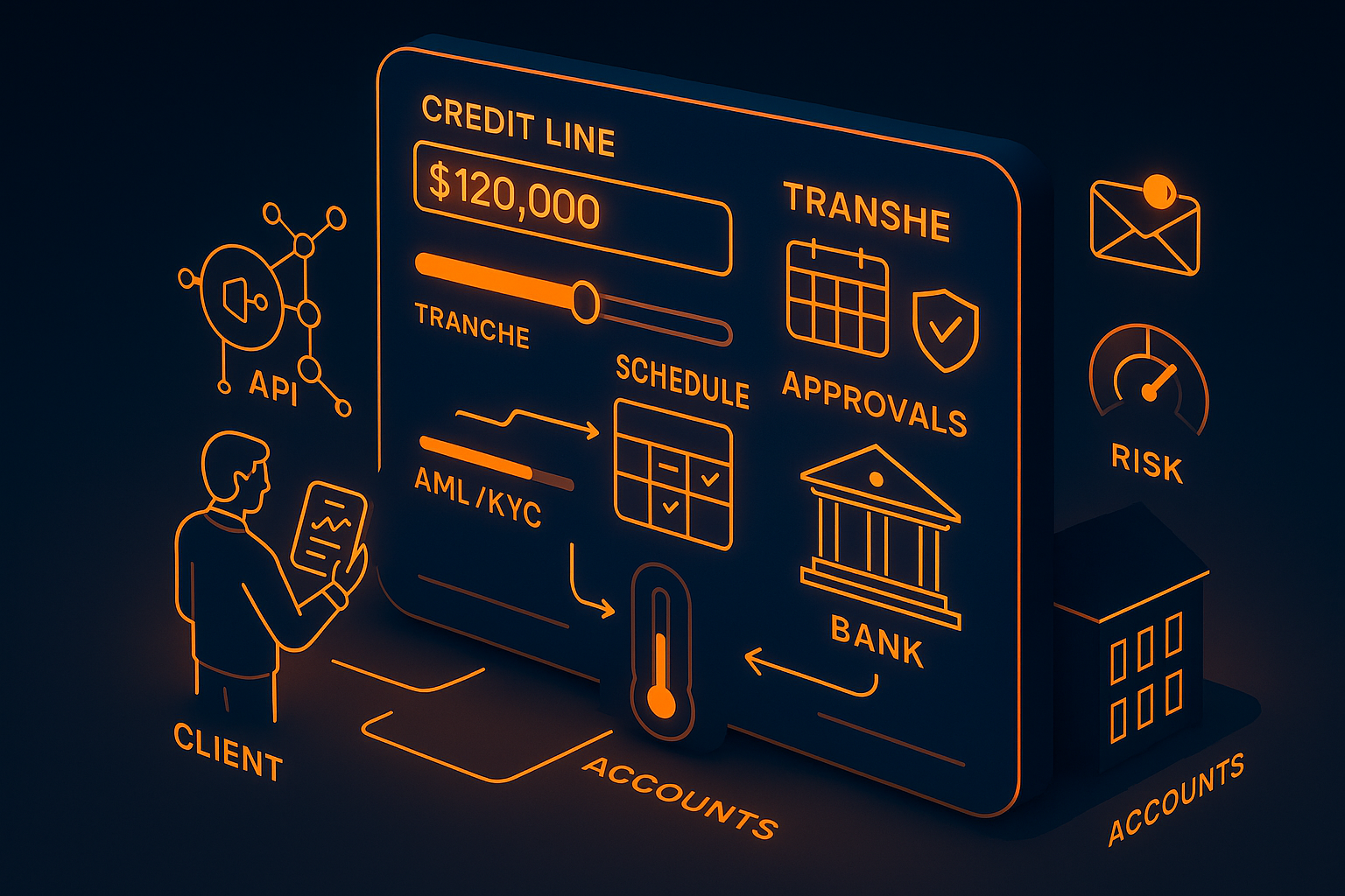 Автоматизация выдачи траншей для банков второго уровня